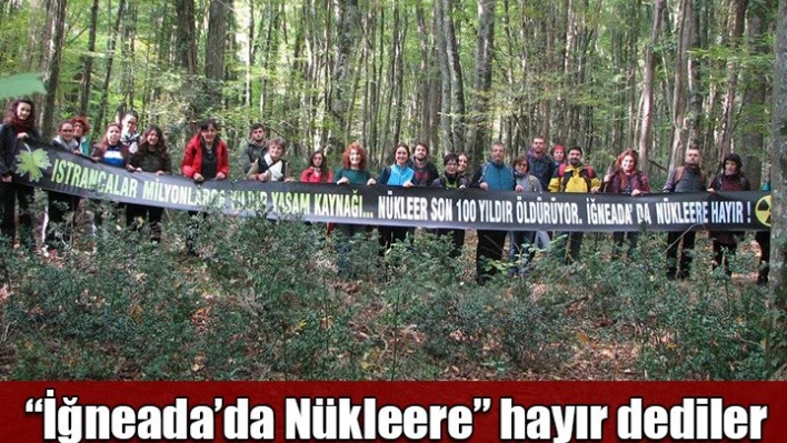 Nükleer Santrale hayır