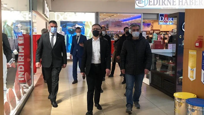 Sarılı, Kovid-19 tedbirlerini denetledi
