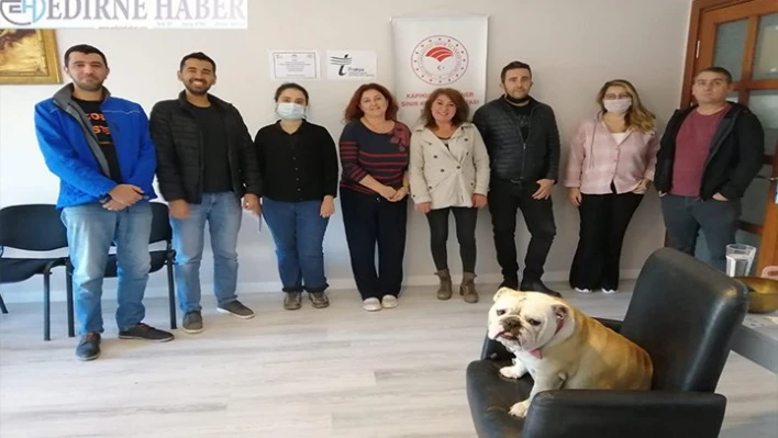 Kapıkule Veteriner Sınır Kontrol Noktası Müdürlüğü personeline 'stres' eğitimi verildi