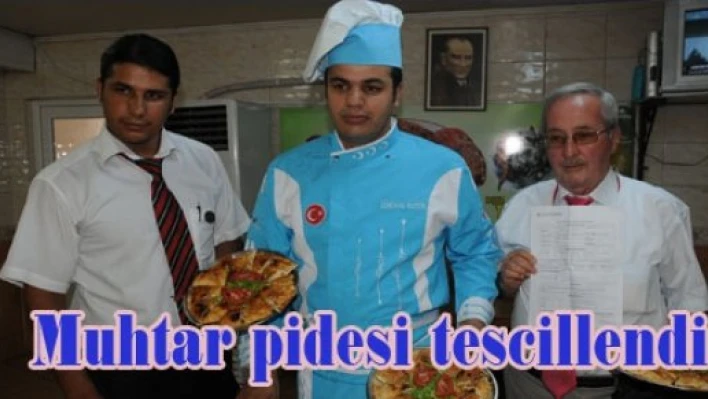  Muhtar Pidesine marka tescili