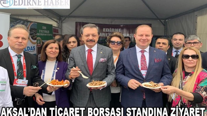 Aksal'dan TOBB'a ziyaret