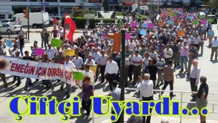  Üretici yürüyüşte