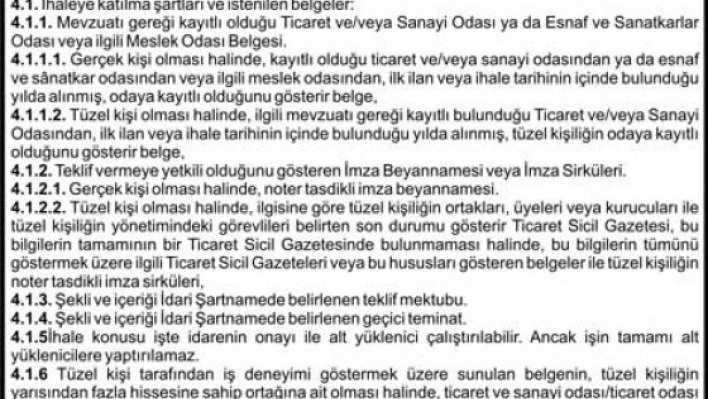 Beton Parke yaptırılacaktır