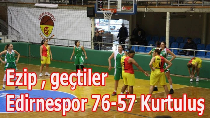 Kurtuluşu ezip  geçtiler