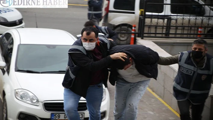 Tekirdağ'da döner dükkanı işletmecisi kadının katil zanlısı adliyeye sevk edildi