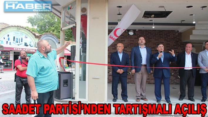 SP'de tartışmalı açılış
