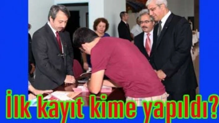Savcının oğlunun kaydı Rektörden