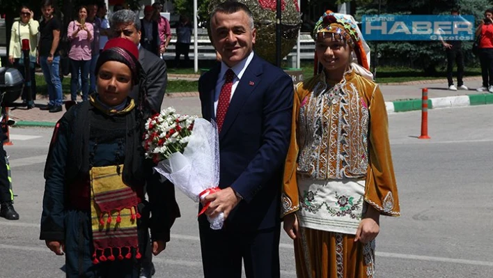 Karşılama töreni düzenlendi