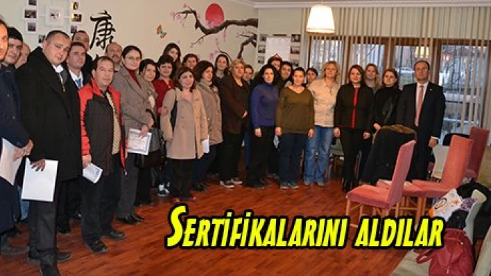 Sertifikalarını aldılar