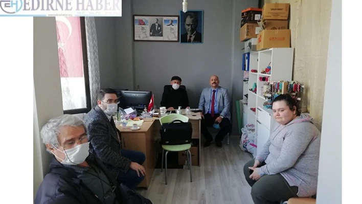 TÜRKAV İl Başkanı Soytürk'ten, Altı Nokta Körler Derneği'ne ziyaret