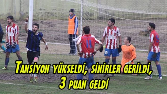 Tansiyon yükseldi, sinirler gerildi, 3 puan geldi