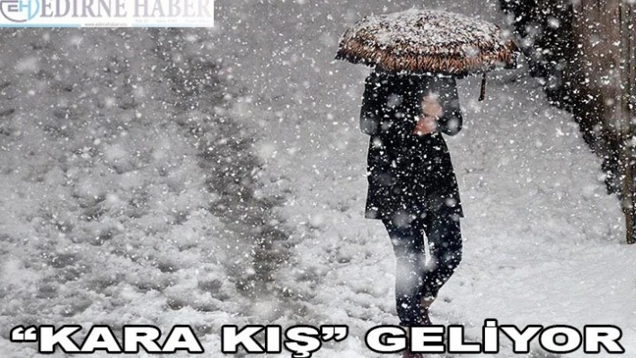 'Kara kış' geldi