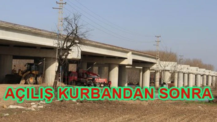 Açılış Kurban bayramından sonra