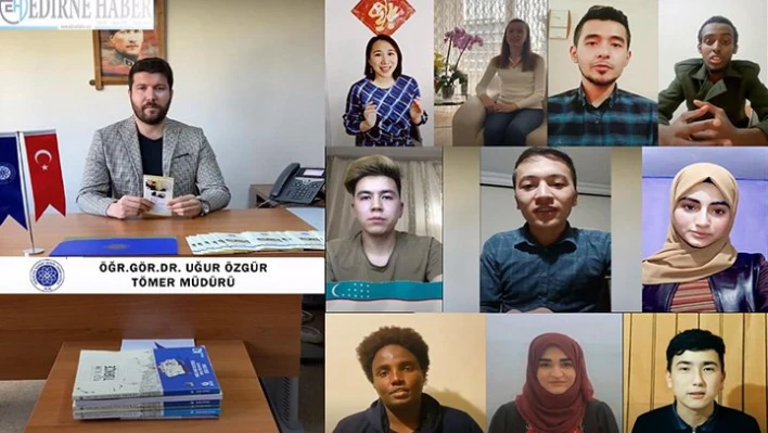 Uluslararası öğrenciler 'Anneler gününe' özel klip çekti
