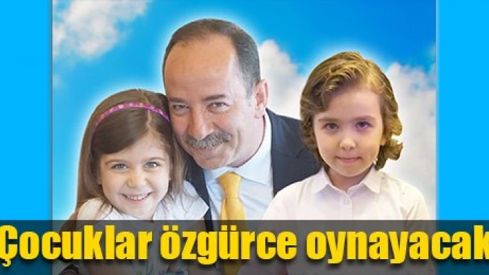 Özgür çocuk parkı açılıyor