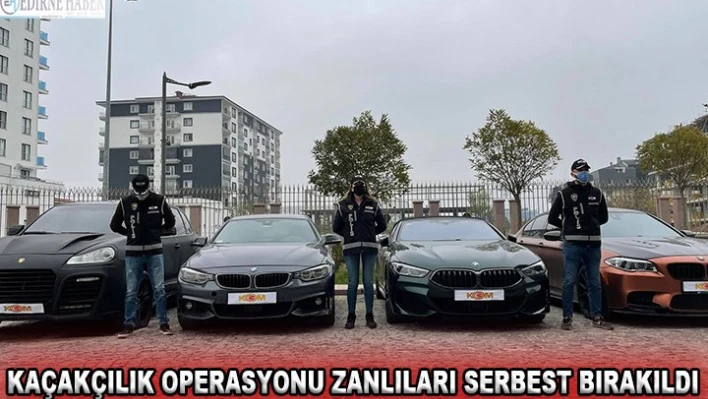 Kaçakçılık operasyonu zanlıları serbest bırakıldı