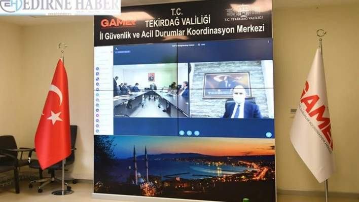 'TAMP Tekirdağ İl Düzeyi Masabaşı Tatbikatı' yapıldı