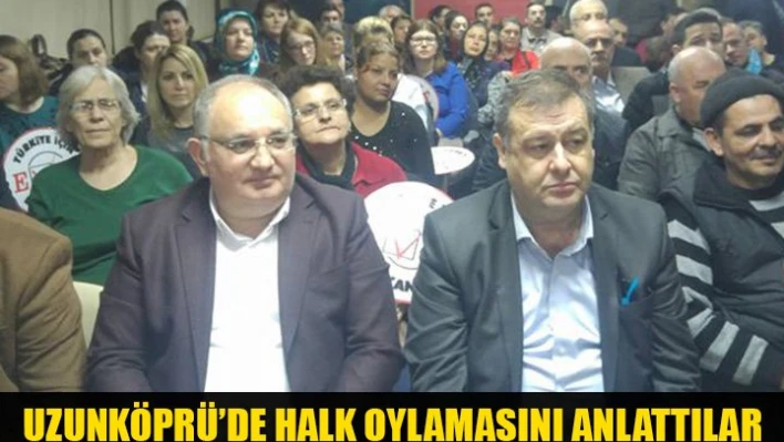 Vatandaşları bilgilendirdiler