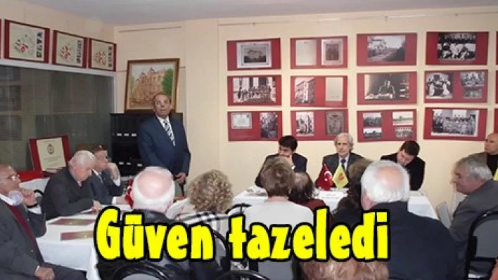 Güven tazeledi