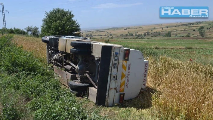 Trafik kazası, 1 yaralı