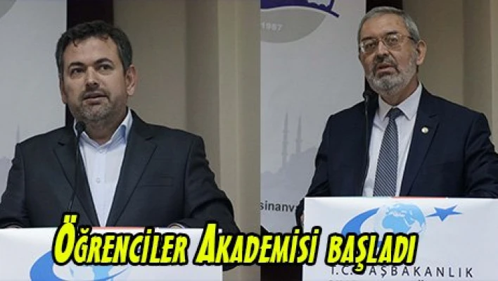 Öğrenciler Akademisi başladı