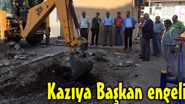 Kazıya Başkan engeli