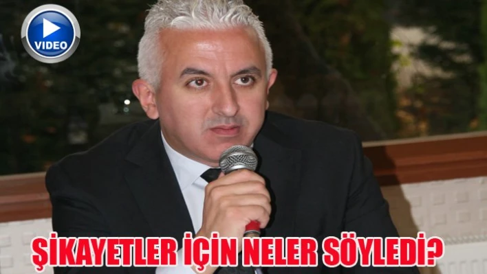 'Şikayetler düştü'