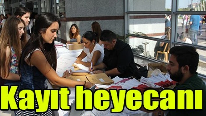 Kayıt heyecanı