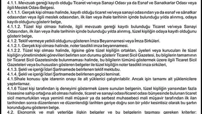 50KVA ENH-TRAFO VE ÇEVRE AYDINLATMA ELEKTRİK TESİSATLARI YAPIM İŞİ