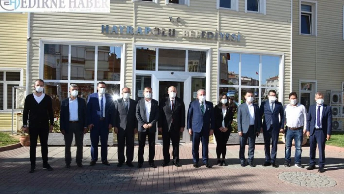 TBMM Başkanı Şentop, Tekirdağ'da incelemelerde bulundu