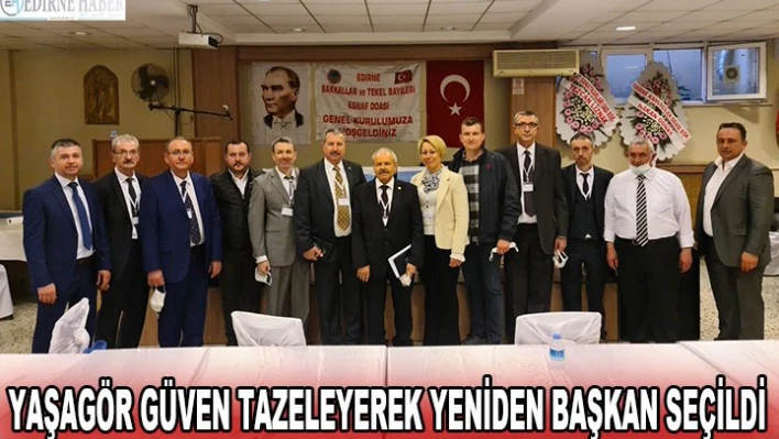 Yaşagör güven tazeleyerek yeniden başkan seçildi