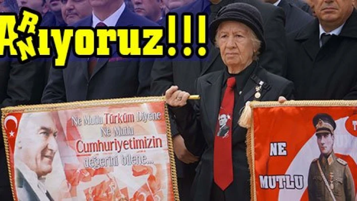 Büyük Önder Gazi Mustafa Kemal Atatürk'ü anma töreni