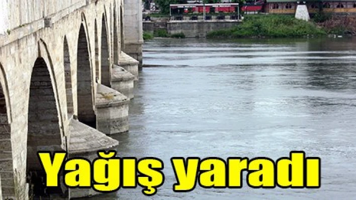  Yağış yaradı