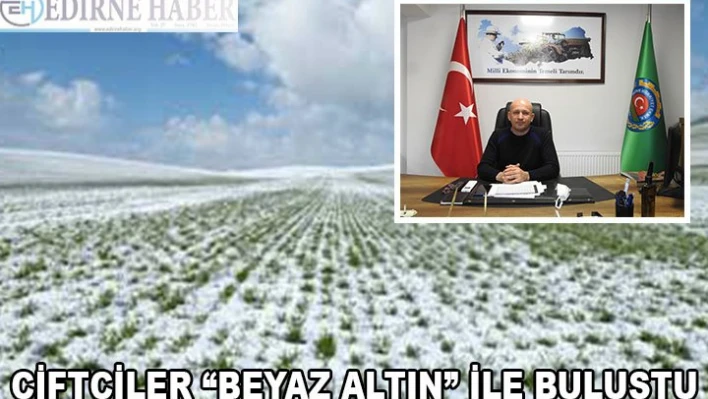 Çiftçiler 'beyaz altın' ile buluştu