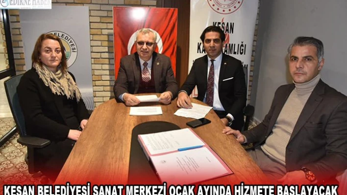 Keşan Belediyesi Sanat Merkezi ocak ayında hizmete başlayacak