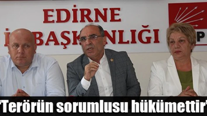 'Teröre destek veriyorlar'