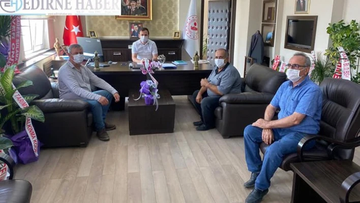 Çeltikçilerden Güngör'e ziyaret 