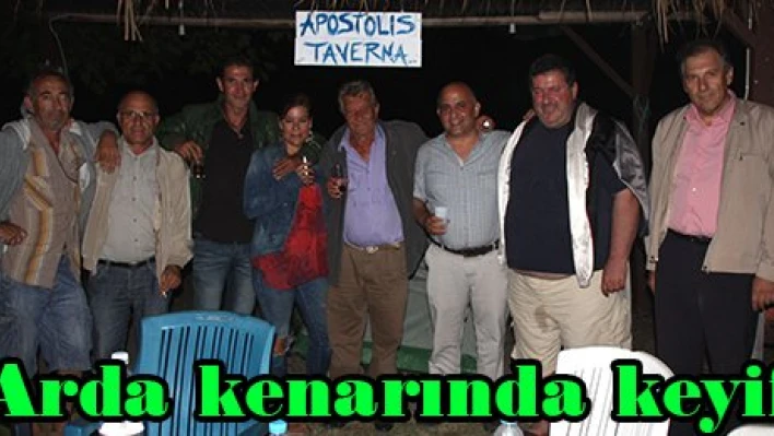 Arda kenarında keyif