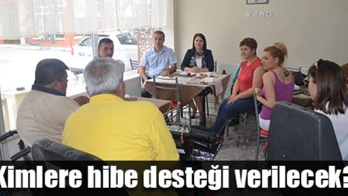 Engellilere hibe desteği