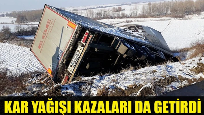 Şarampole devrildi