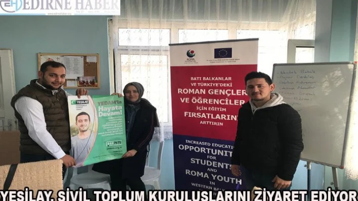 Yeşilay, Sivil Toplum Kuruluşlarını ziyaret ediyor