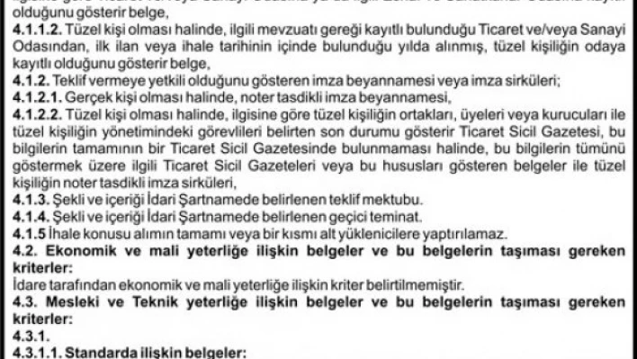 TEMİZLİK MALZEMESİ ALIMI