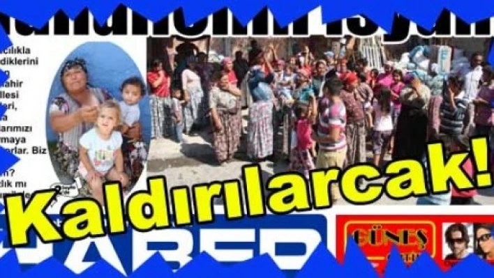  'Hurda depoları kalkacak'