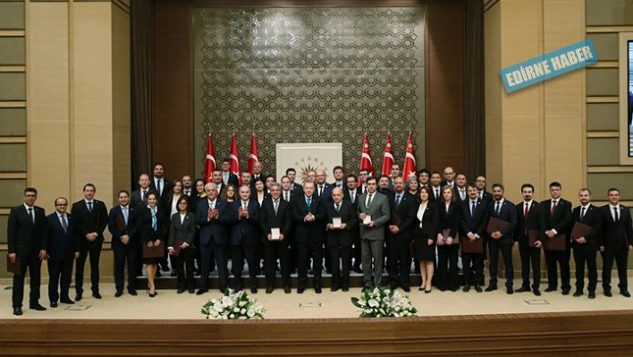 Cumhurbaşkanlığı Külliyesinde ödül töreni