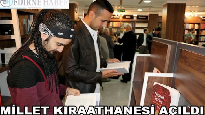 â€˜Millet Kıraathanesi' açıldı