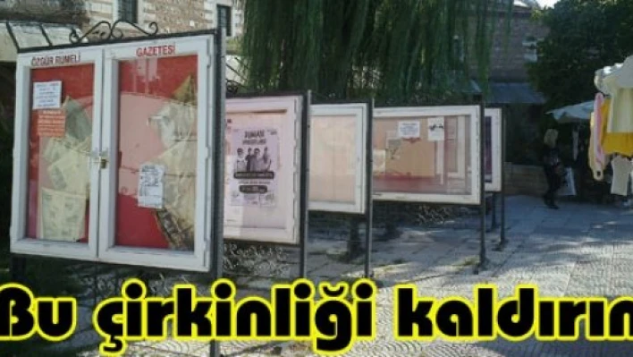  Bu çirkinliği kaldırın