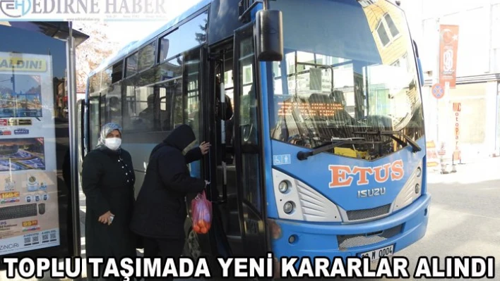 ETUS'a 65 yaş üstü ve 20 yaş altının binmesi yasaklandı