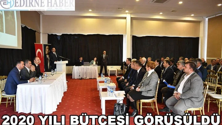 KHGB Meclis toplantısı Vali Canalp Başkanlığında Yapıldı