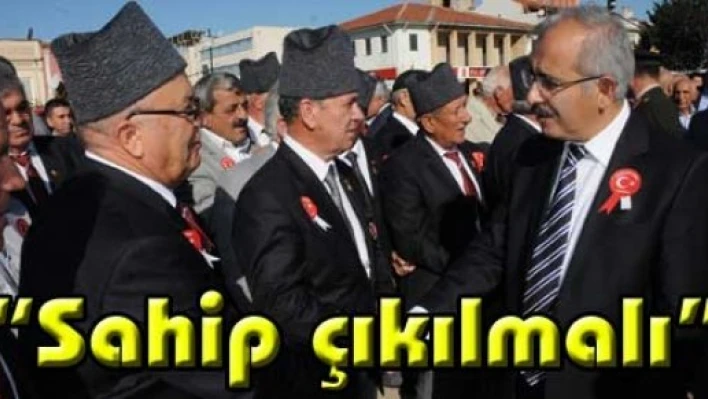  'Gazilerimize sahip çıkmalıyız'