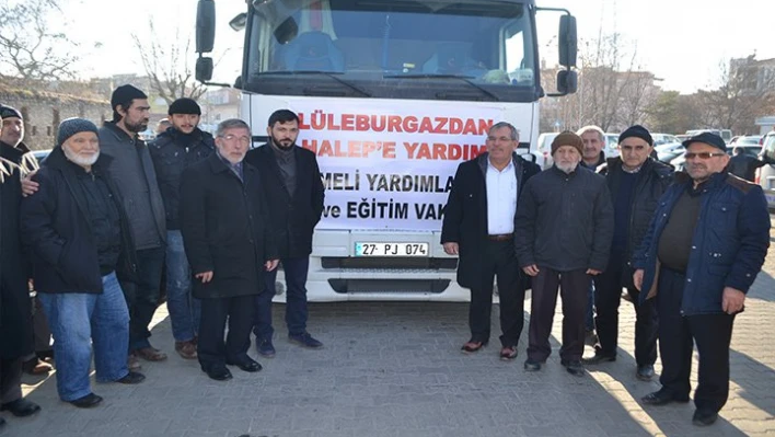 Tır yola çıktı